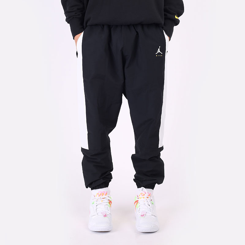 мужские черные брюки Jordan Jumpman Woven Trousers DA7237-010 - цена, описание, фото 3